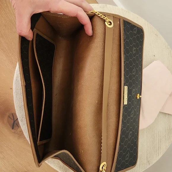 Dior Black and Tan Shoulder Bag - Picture 6 of 10